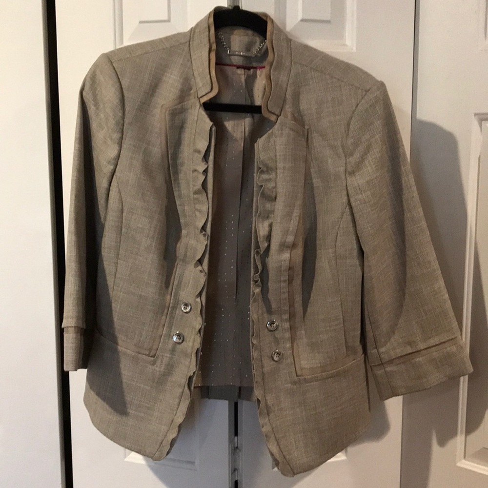 Tan blazer